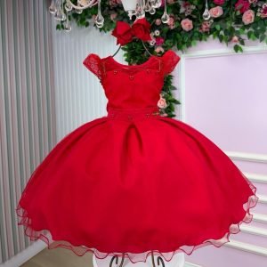 Vestido Mini Miss Isabela Vermelho